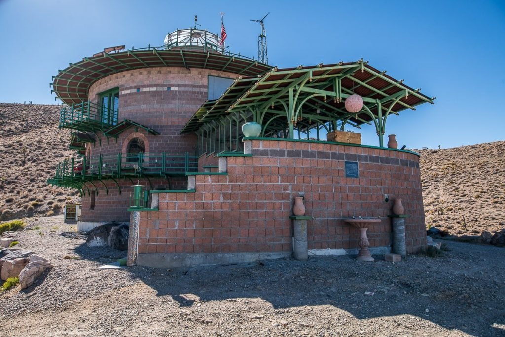 remote castle in the desert
