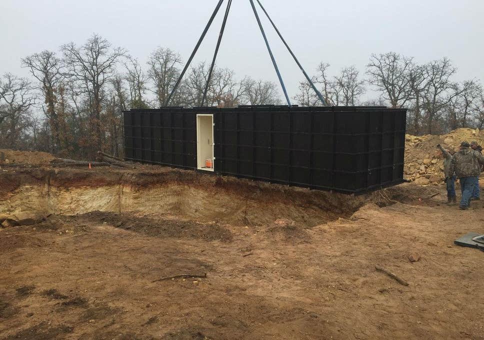 install at home underground bunker