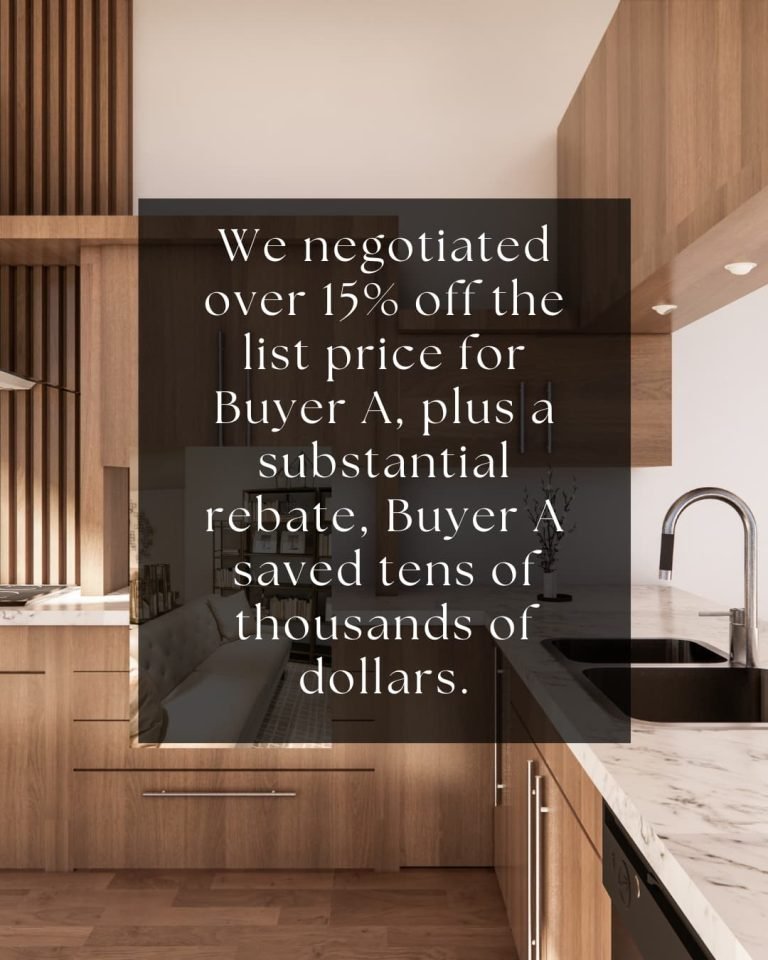 We negotiated over 15% off the list price for Buyer A, plus a substantial rebate, Buyer A saved tens of thousands of dollars.