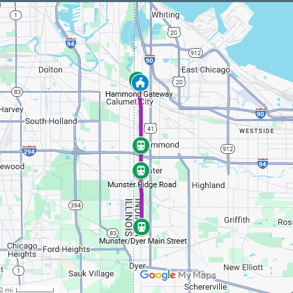 South Shore Line Stations