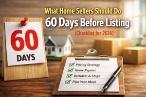 Read more about the article 9 What Home Sellers Should Do 60 Days Before Listing (Checklist for 2026)